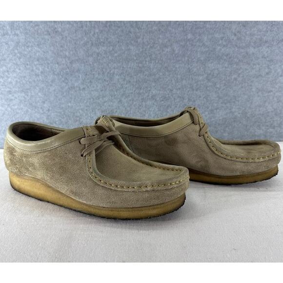 Clarks Wallabee Women's sz 10 Maple Suede Classic Preppy Moccasin - Picture 2 of 10